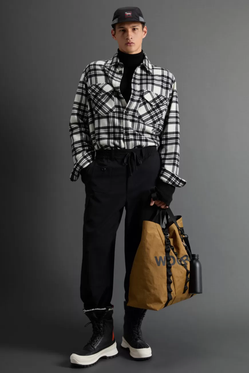 Kariertes Overshirt aus reinem Kaschmir by Todd Snyder>Woolrich Best Sale