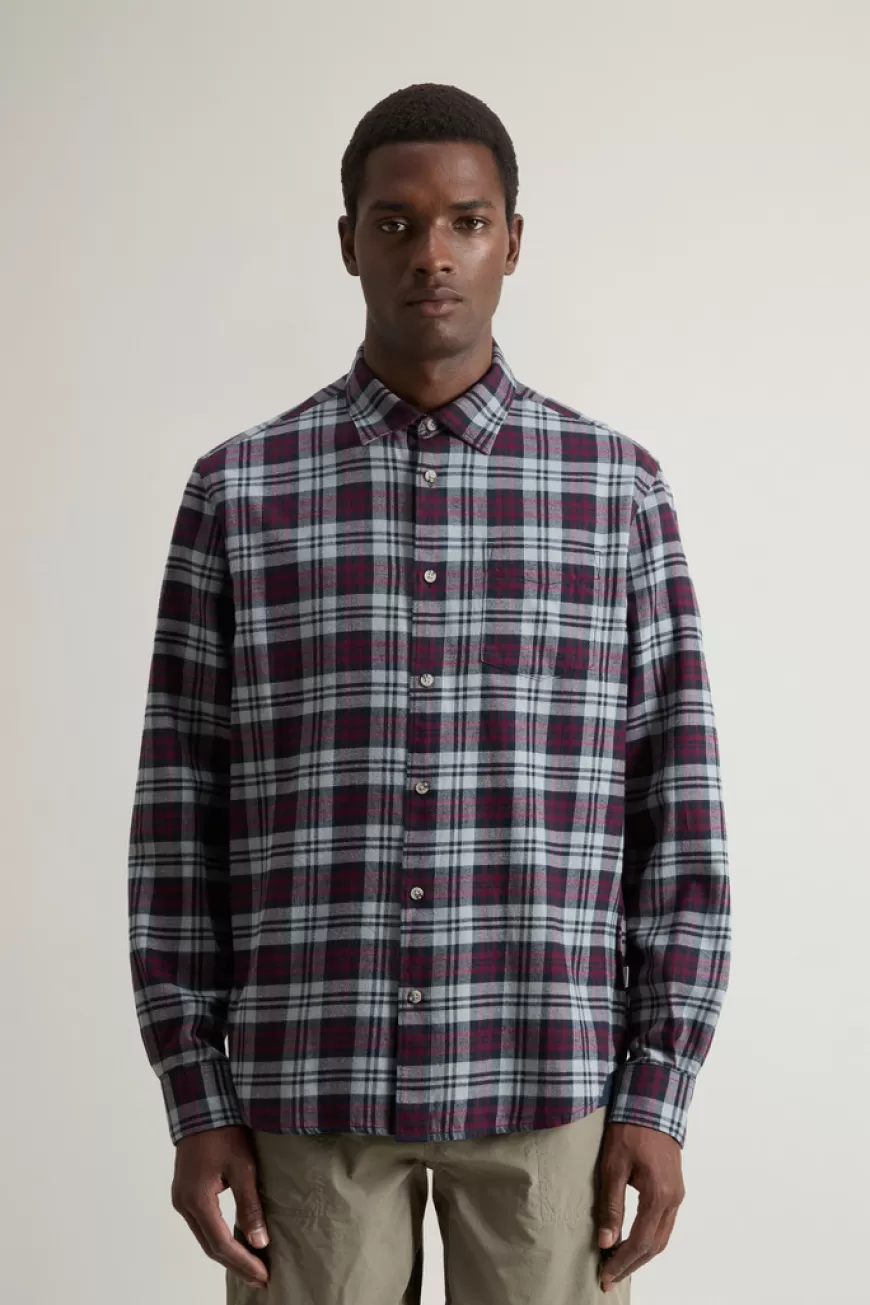 Karoshirt aus leichtem Flanell>Woolrich Hot