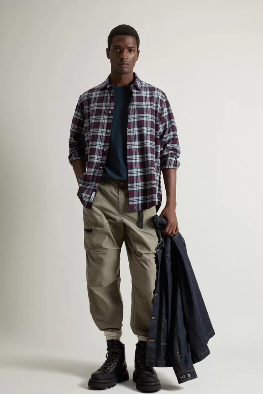 Karoshirt aus leichtem Flanell>Woolrich Hot