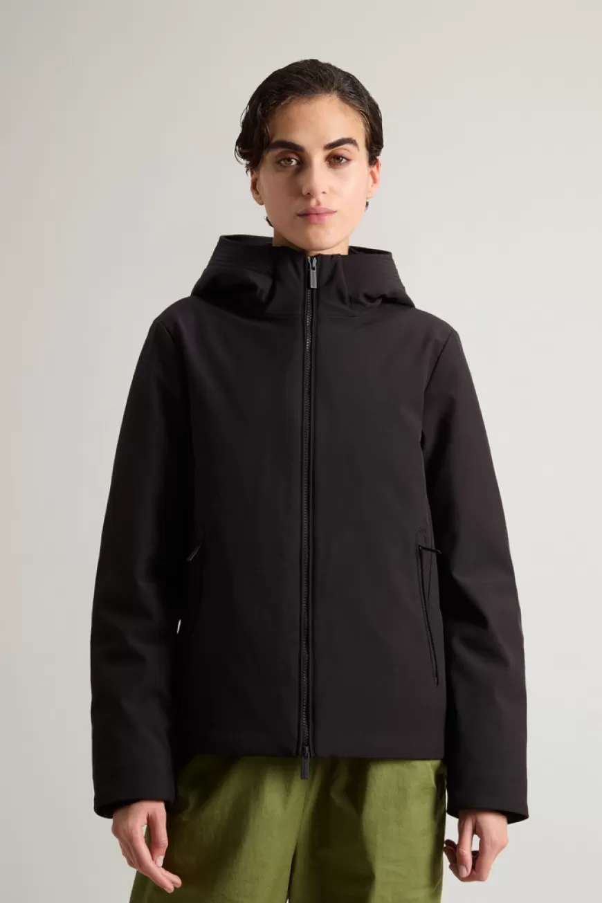 Kurzer Firth Parka aus Tech Softshell>Woolrich Clearance