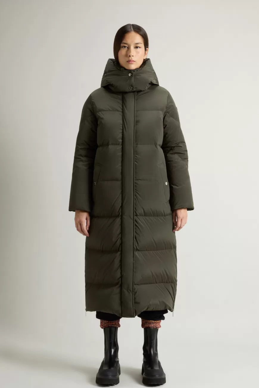 Langer Aurora Parka aus Stretch-Nylon>Woolrich Flash Sale