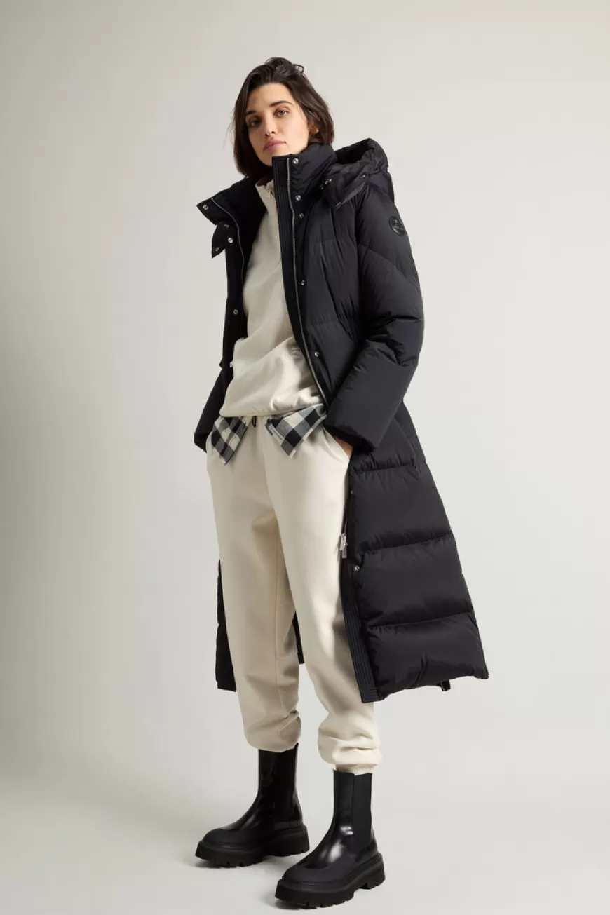 Langer Aurora Parka aus Stretch-Nylon>Woolrich Discount