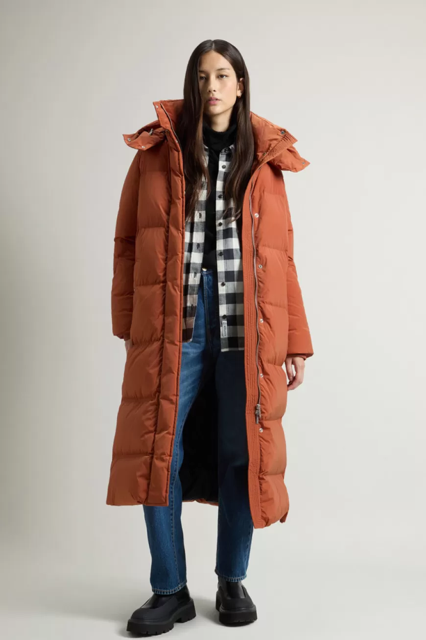 Langer Aurora Parka aus Stretch-Nylon>Woolrich Cheap