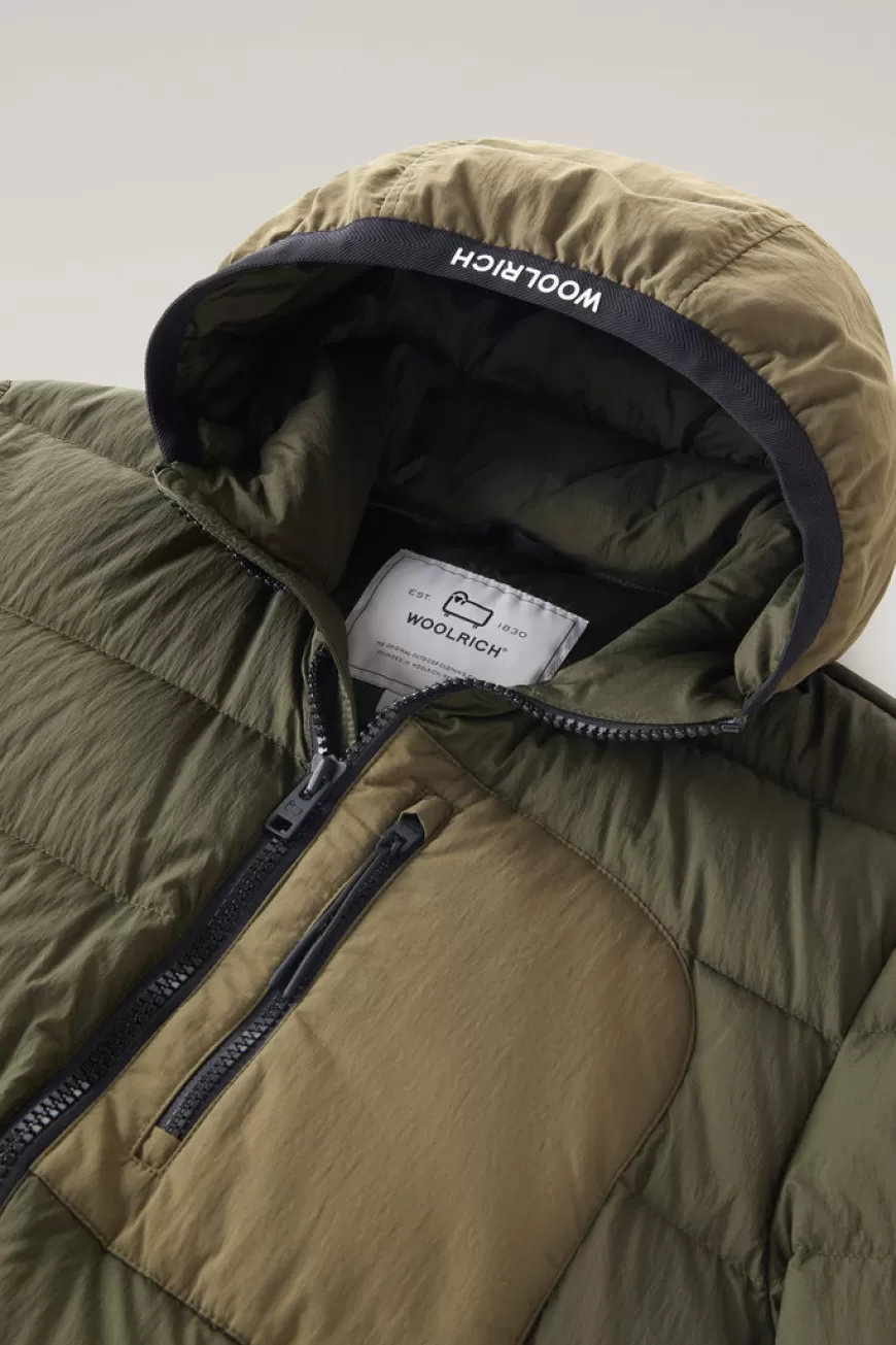 Lobster Daunenjacke aus Crinkle-Nylon>Woolrich Store