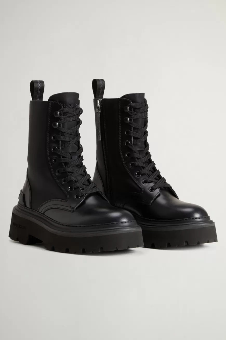 Logger Springerstiefel aus Leder>Woolrich Clearance