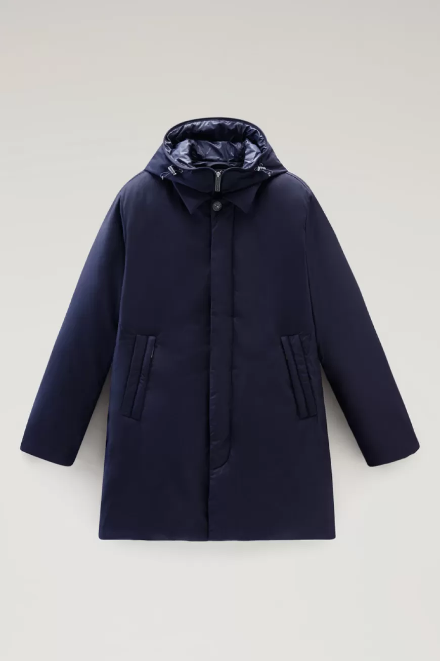 Luxuriöser 2-in-1-Mantel aus einer italienischen Woll- und Seiden-Mischung aus Loro-Piana-Gewebe>Woolrich Flash Sale
