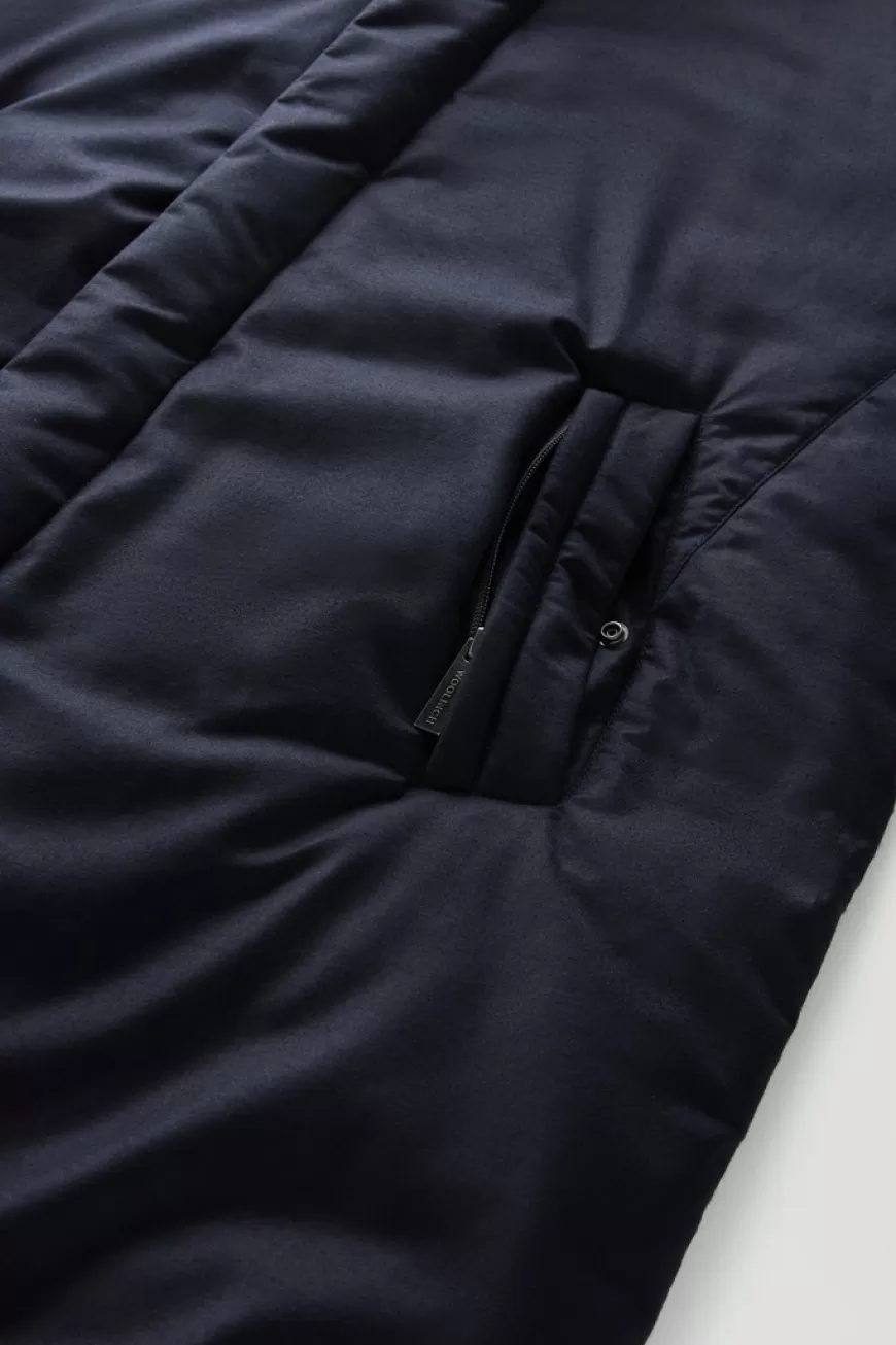 Luxuriöser 2-in-1-Mantel aus einer italienischen Woll- und Seiden-Mischung aus Loro-Piana-Gewebe>Woolrich Flash Sale