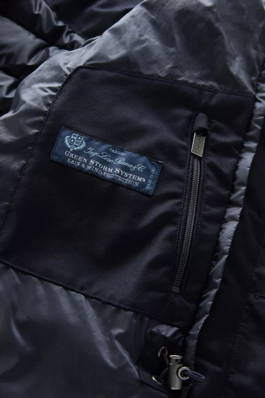 Luxuriöser 2-in-1-Mantel aus einer italienischen Woll- und Seiden-Mischung aus Loro-Piana-Gewebe>Woolrich Flash Sale