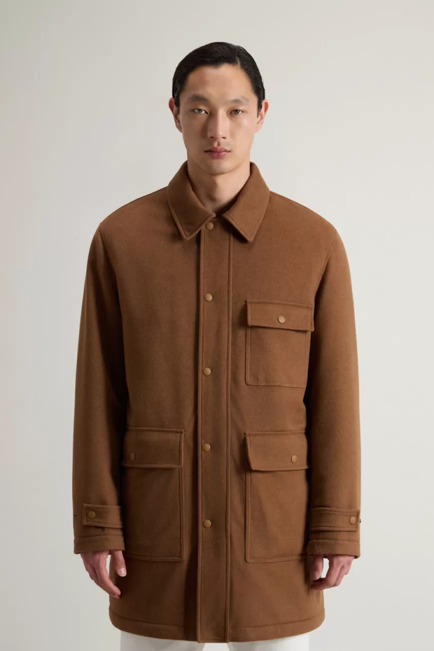 Mantel aus Loro Piana-Stoff aus reiner italienischer Schurwolle>Woolrich Cheap
