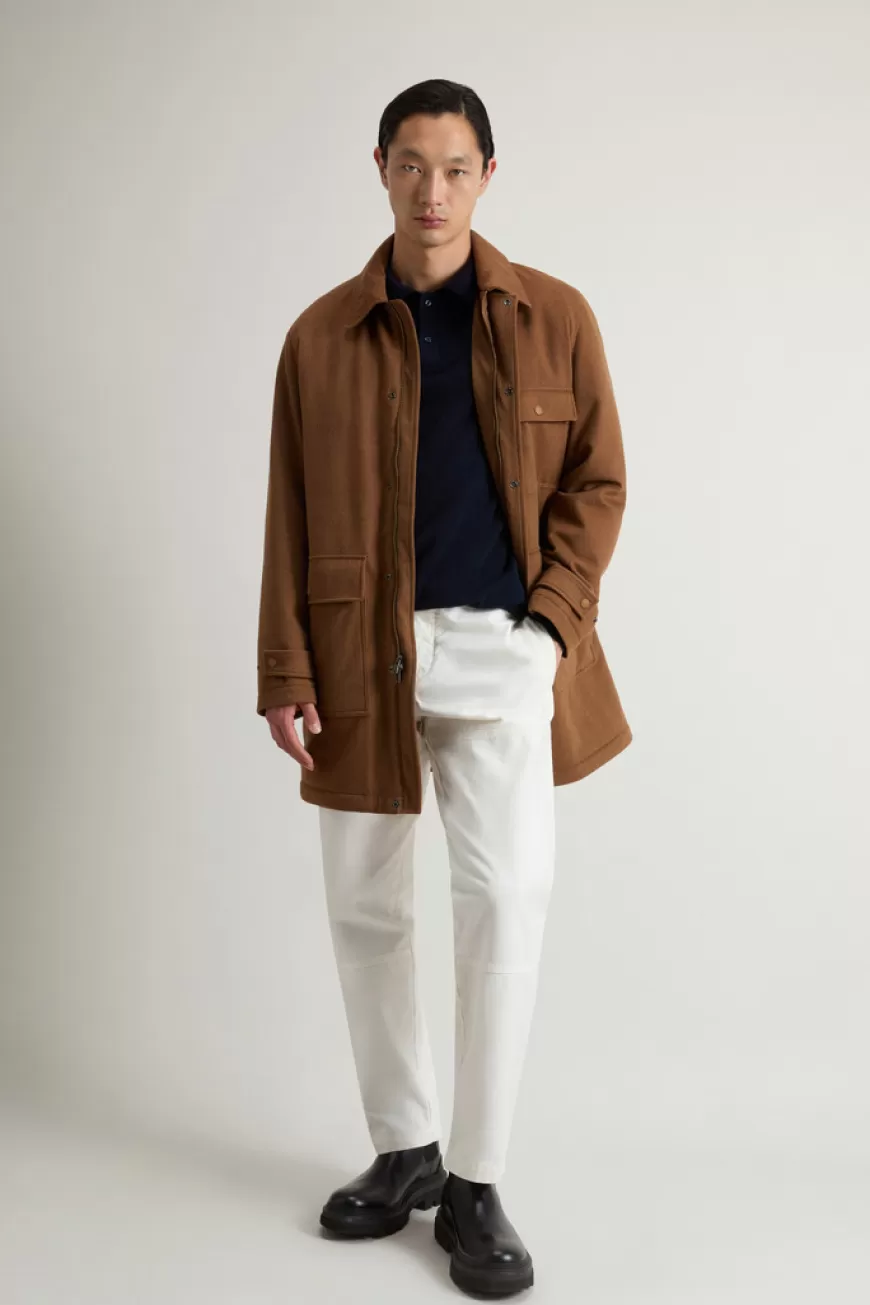Mantel aus Loro Piana-Stoff aus reiner italienischer Schurwolle>Woolrich Cheap