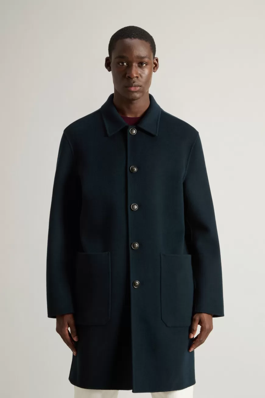 Mantel aus reiner Schurwolle>Woolrich Outlet