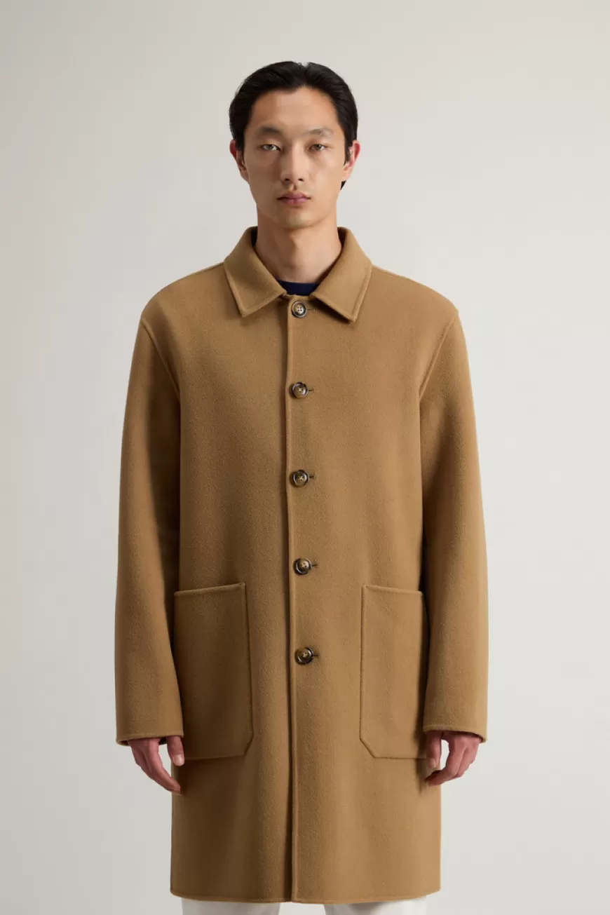 Mantel aus reiner Schurwolle>Woolrich Clearance