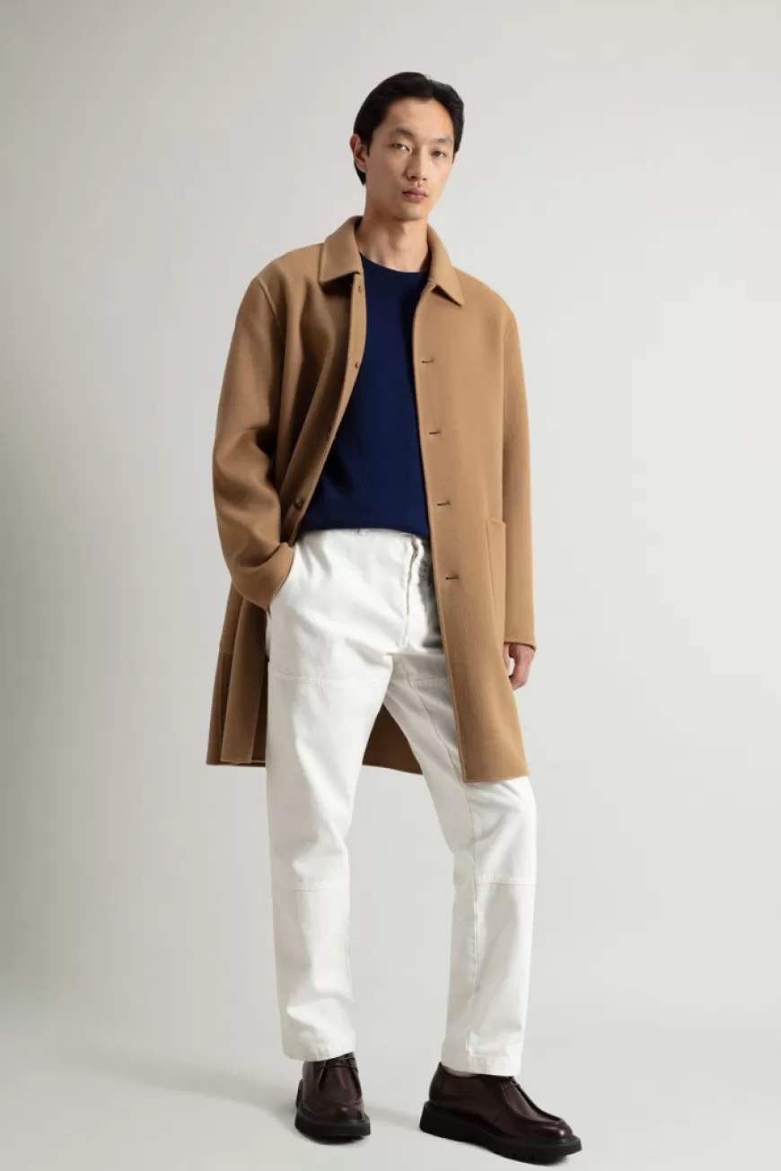 Mantel aus reiner Schurwolle>Woolrich Clearance