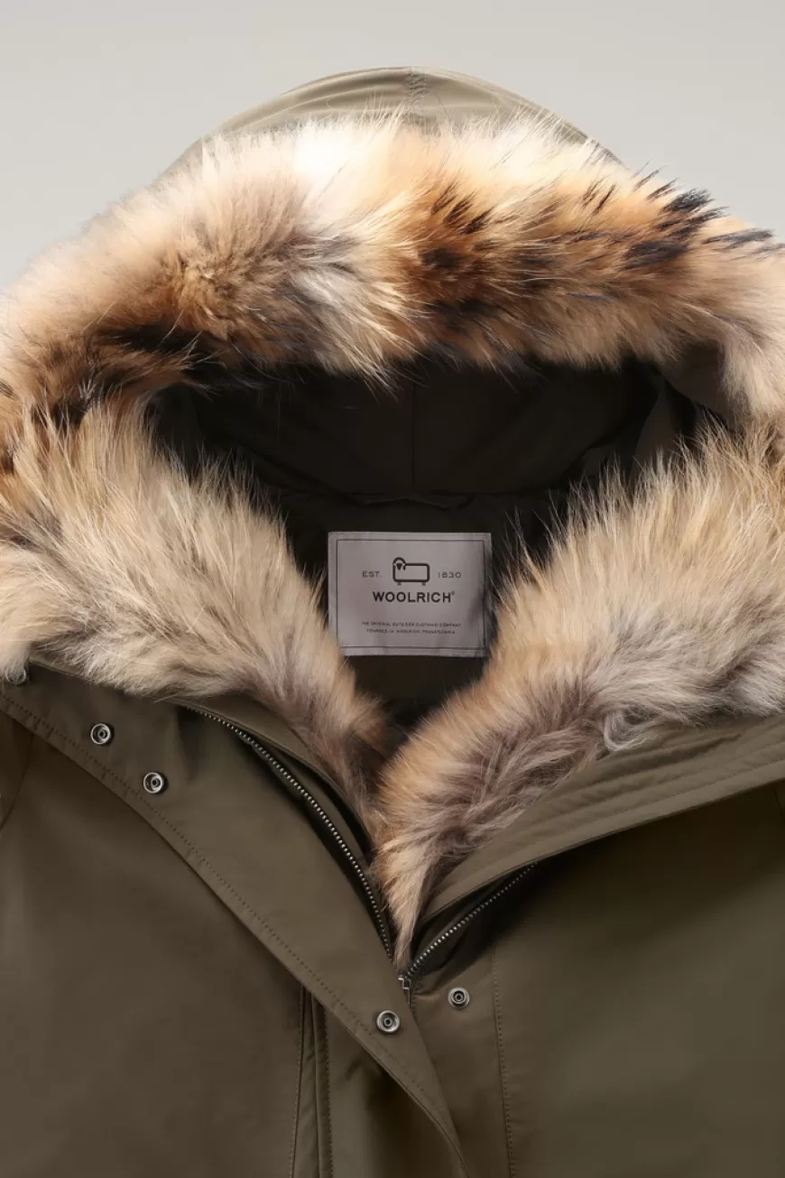 Military Parka aus Urban Touch mit Waschbärpelz>Woolrich Outlet