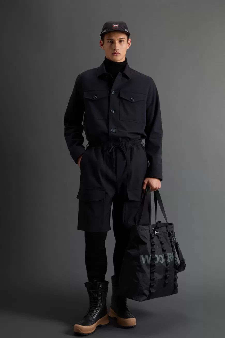 Overshirt aus Wollstretch by Todd Snyder>Woolrich Discount