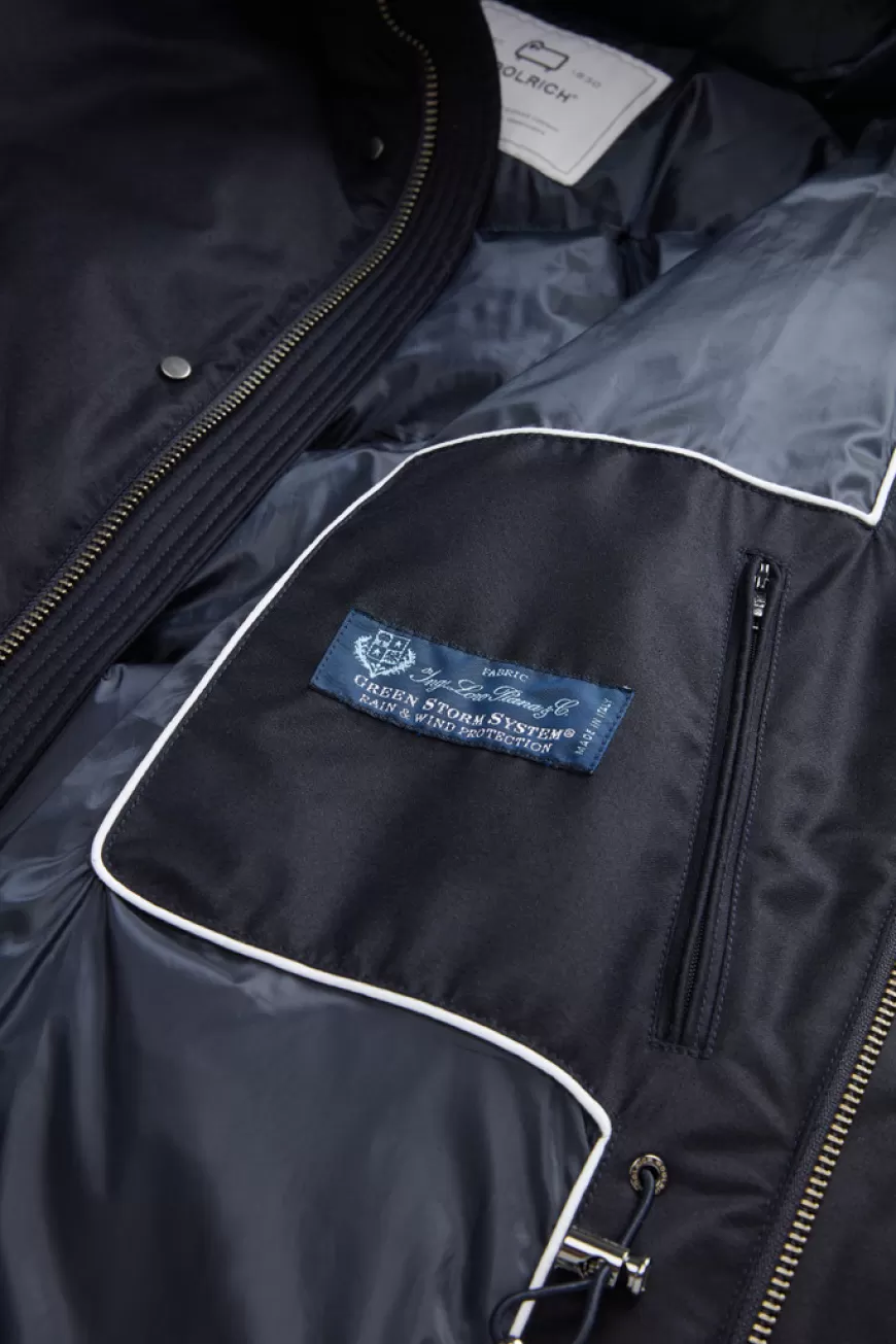 Parka aus einer italienischen Woll- und Seiden-Mischung aus Loro Piana-Gewebe>Woolrich Clearance