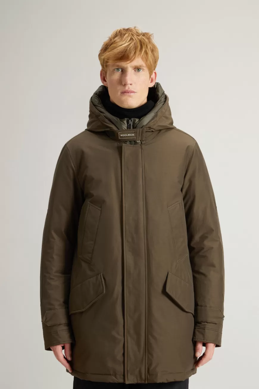 Polar Parka aus Ramar Cloth mit hohem Kragen>Woolrich Fashion