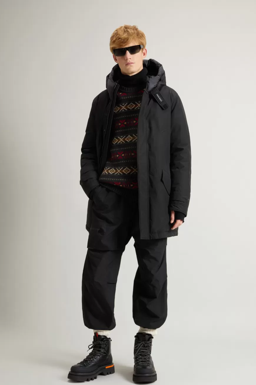 Polar Parka aus Ramar Cloth mit hohem Kragen>Woolrich Discount