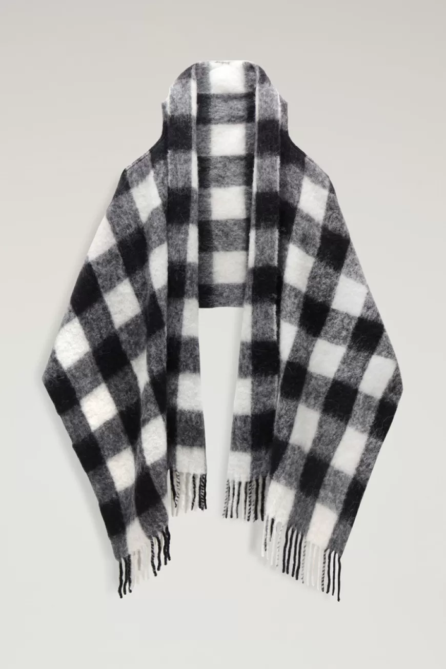 Poncho mit Karomuster>Woolrich Online