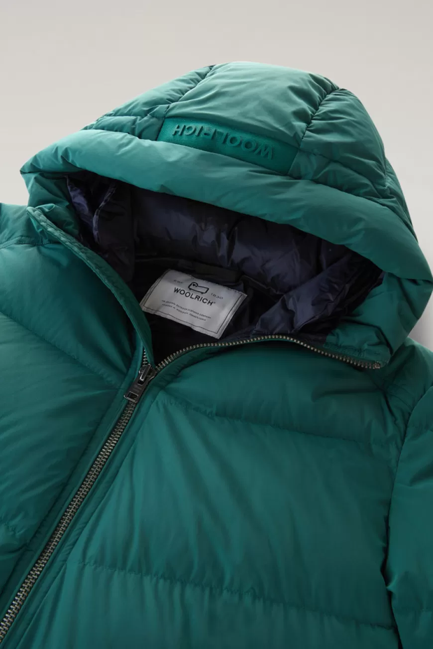 Premium Daunenjacke aus Stretch-Nylon>Woolrich Sale