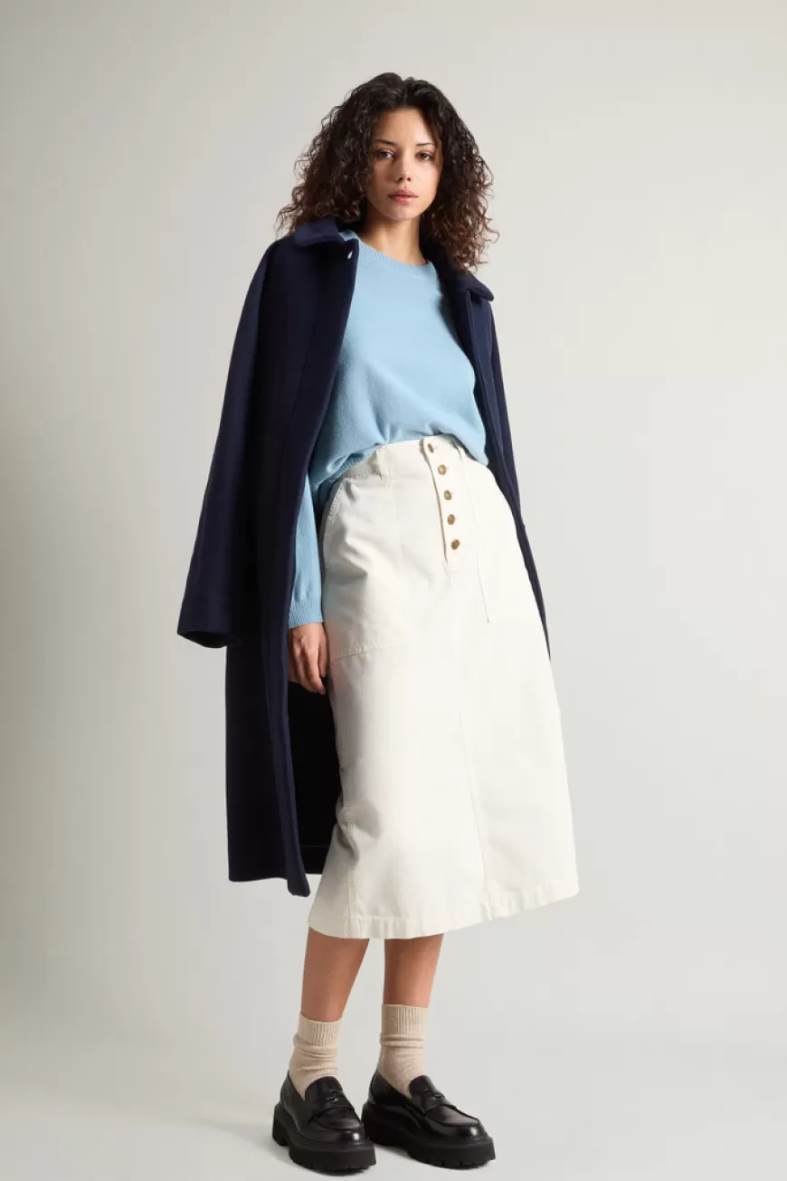 Pullover aus reiner Kaschmirwolle mit Bateau-Ausschnitt>Woolrich New