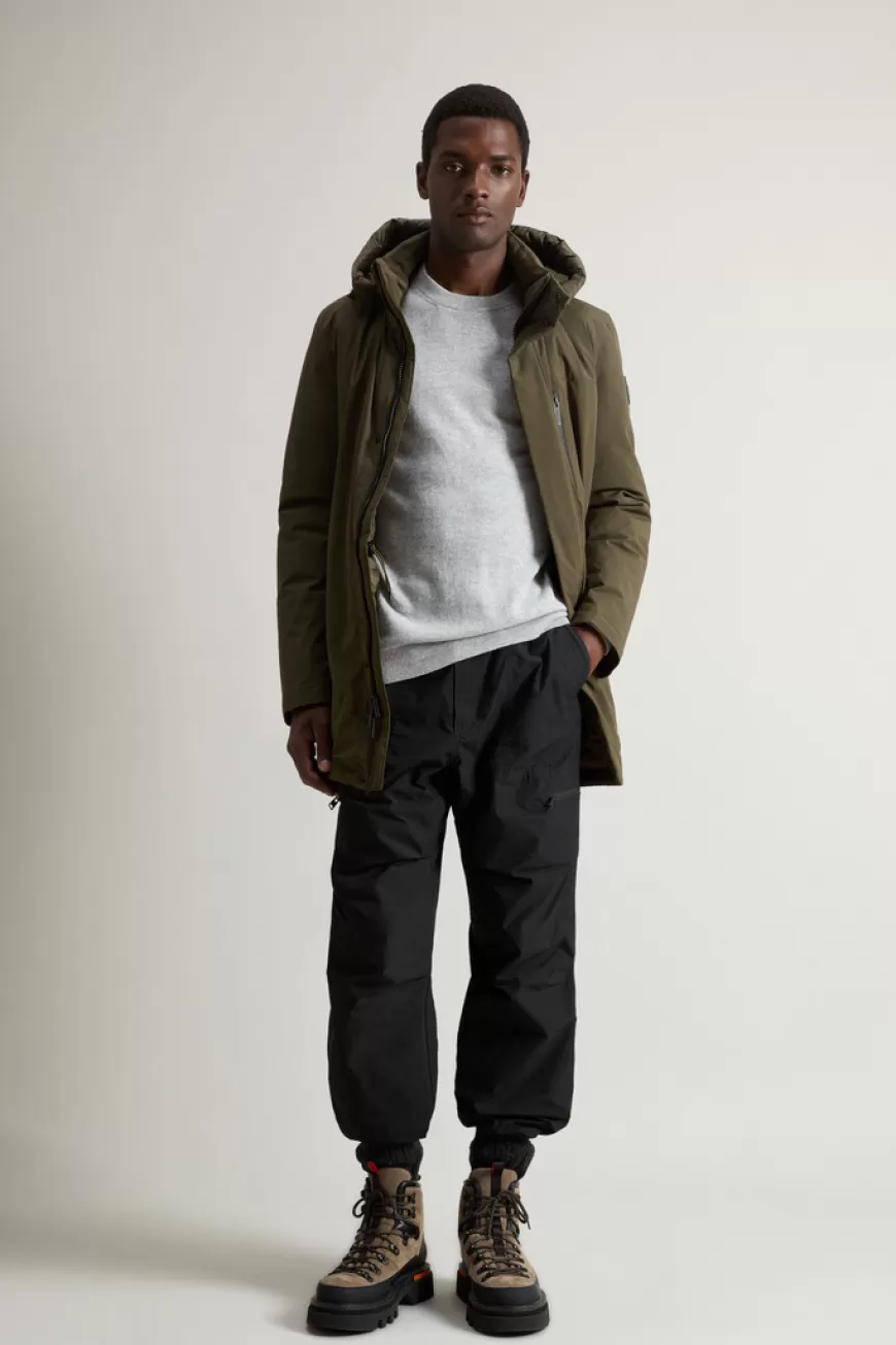 Pullover mit Rundhalsausschnitt aus reiner Kaschmirwolle>Woolrich Clearance