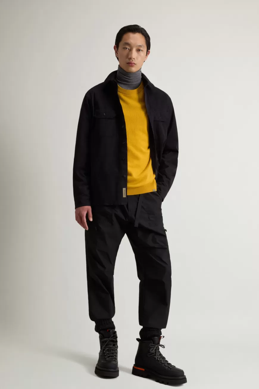 Pullover mit Rundhalsausschnitt aus reiner Kaschmirwolle>Woolrich Online