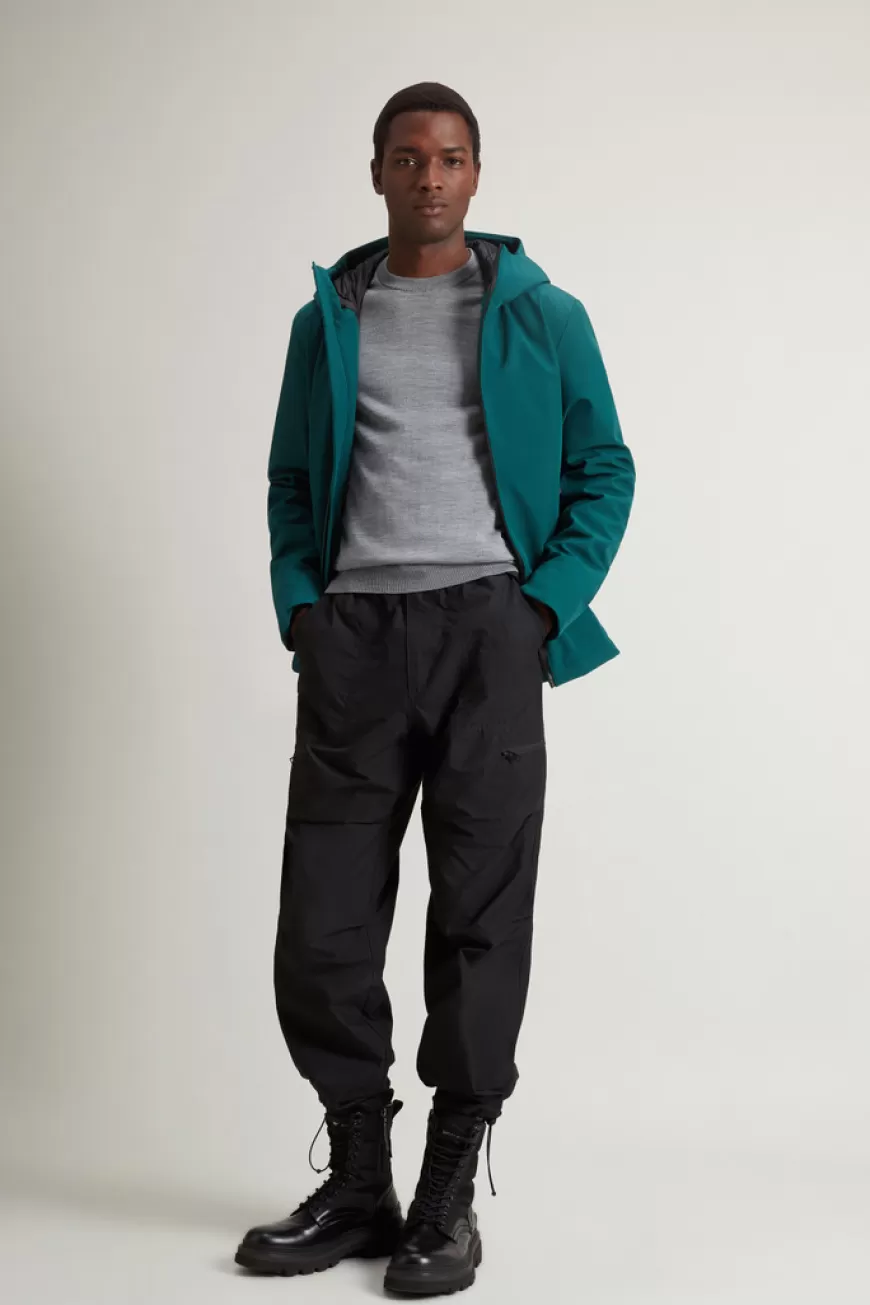 Pullover mit Rundhalsausschnitt aus reiner Merino-Schurwolle>Woolrich Discount