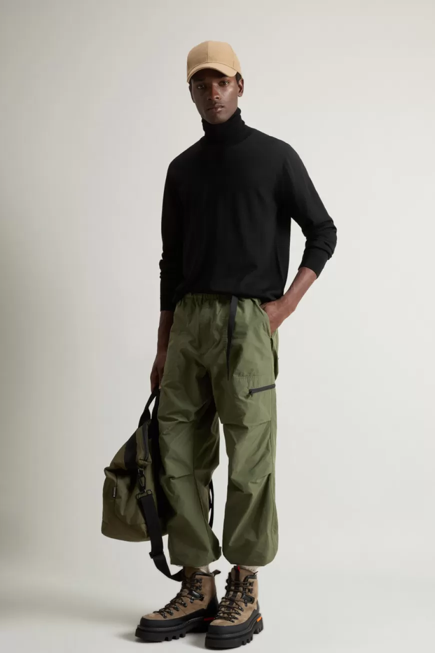 Rollkragen-Pullover aus reiner Merino-Schurwolle>Woolrich Sale
