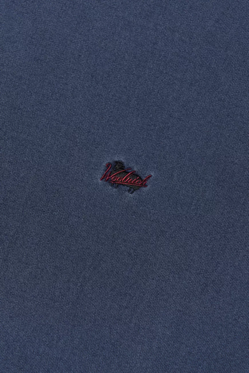 Rundhals-Sweatshirt aus reiner Baumwolle mit aufgesticktem Logo>Woolrich Cheap