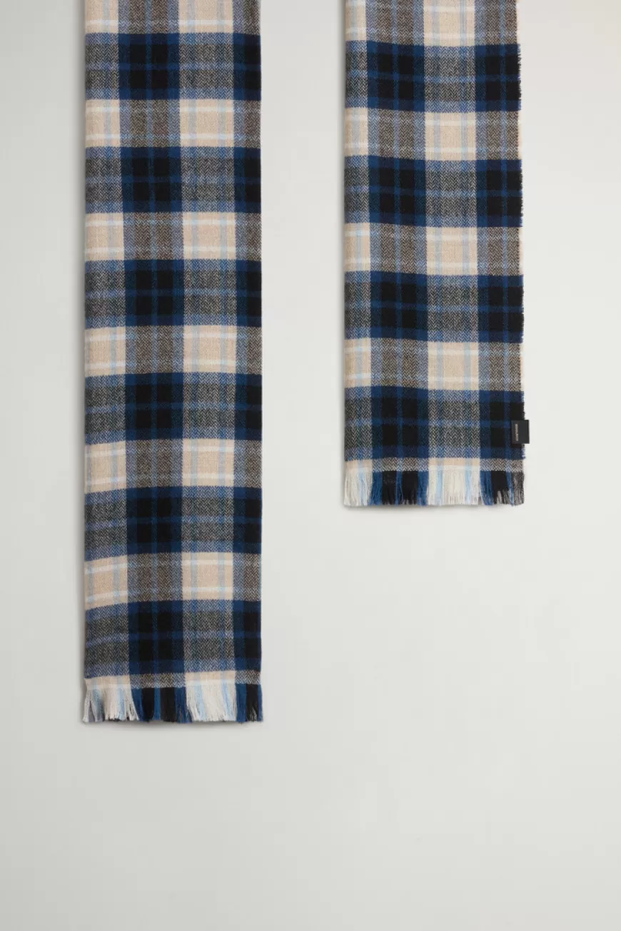 Schal aus einer Schurwoll-Kaschmir-Mischung mit Karomuster>Woolrich Fashion