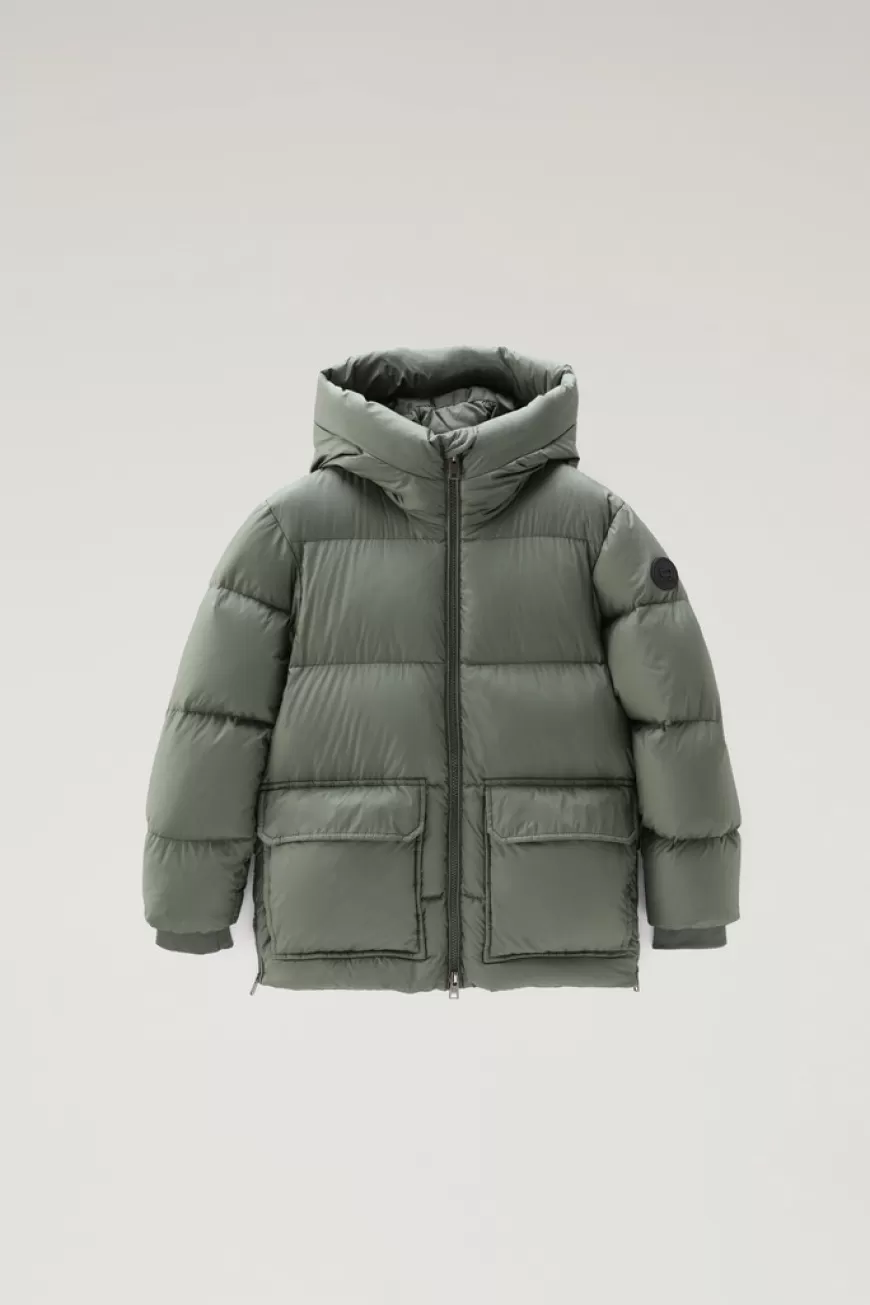 Sierra Microfiber Daunenjacke für Jungen>Woolrich Clearance
