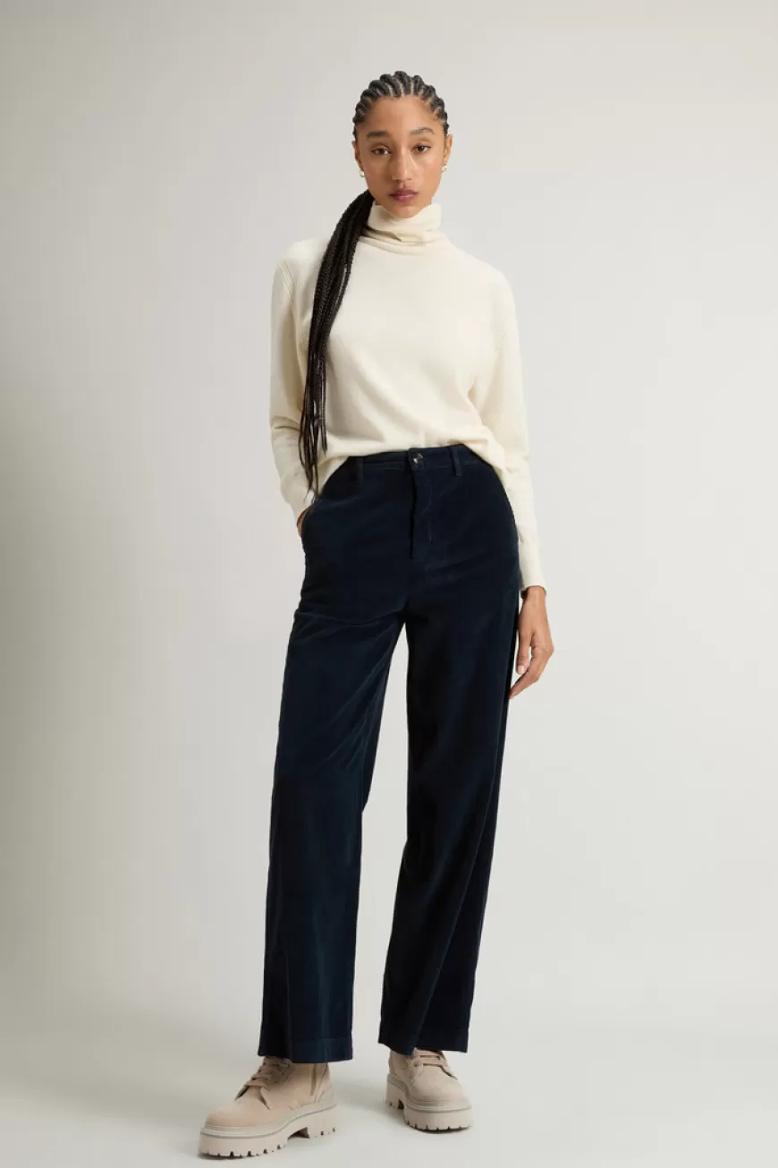 Stückgefärbte Hose aus Cordsamt>Woolrich Best Sale