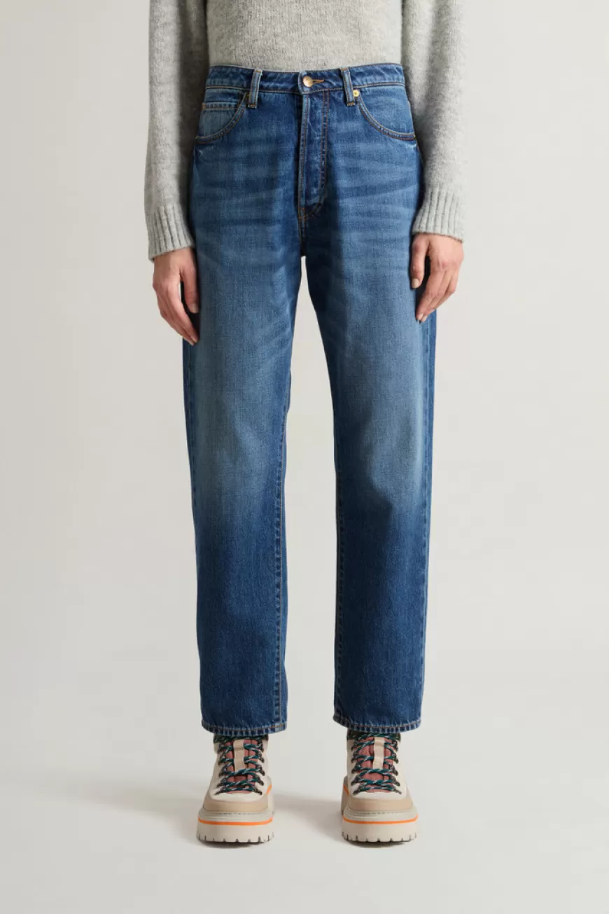 Stückgefärbte Hose aus Denim>Woolrich Discount
