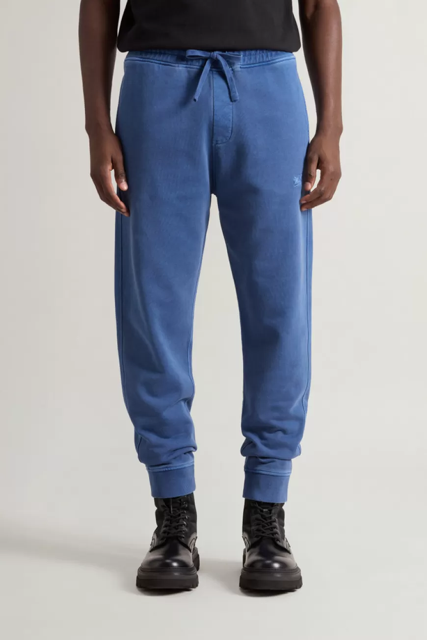 Stückgefärbte Hose aus reiner gebürsteter Baumwolle>Woolrich Fashion