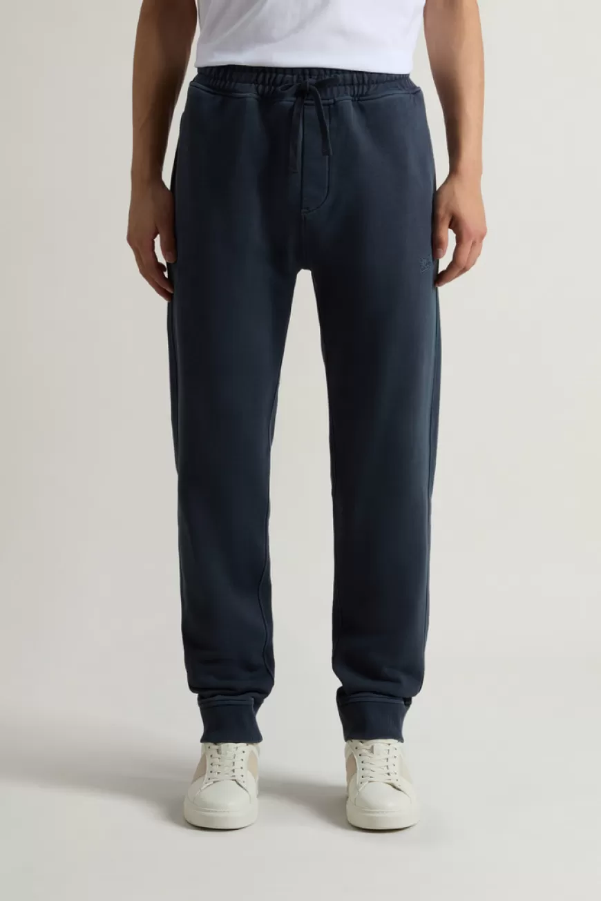 Stückgefärbte Hose aus reiner gebürsteter Baumwolle>Woolrich Best