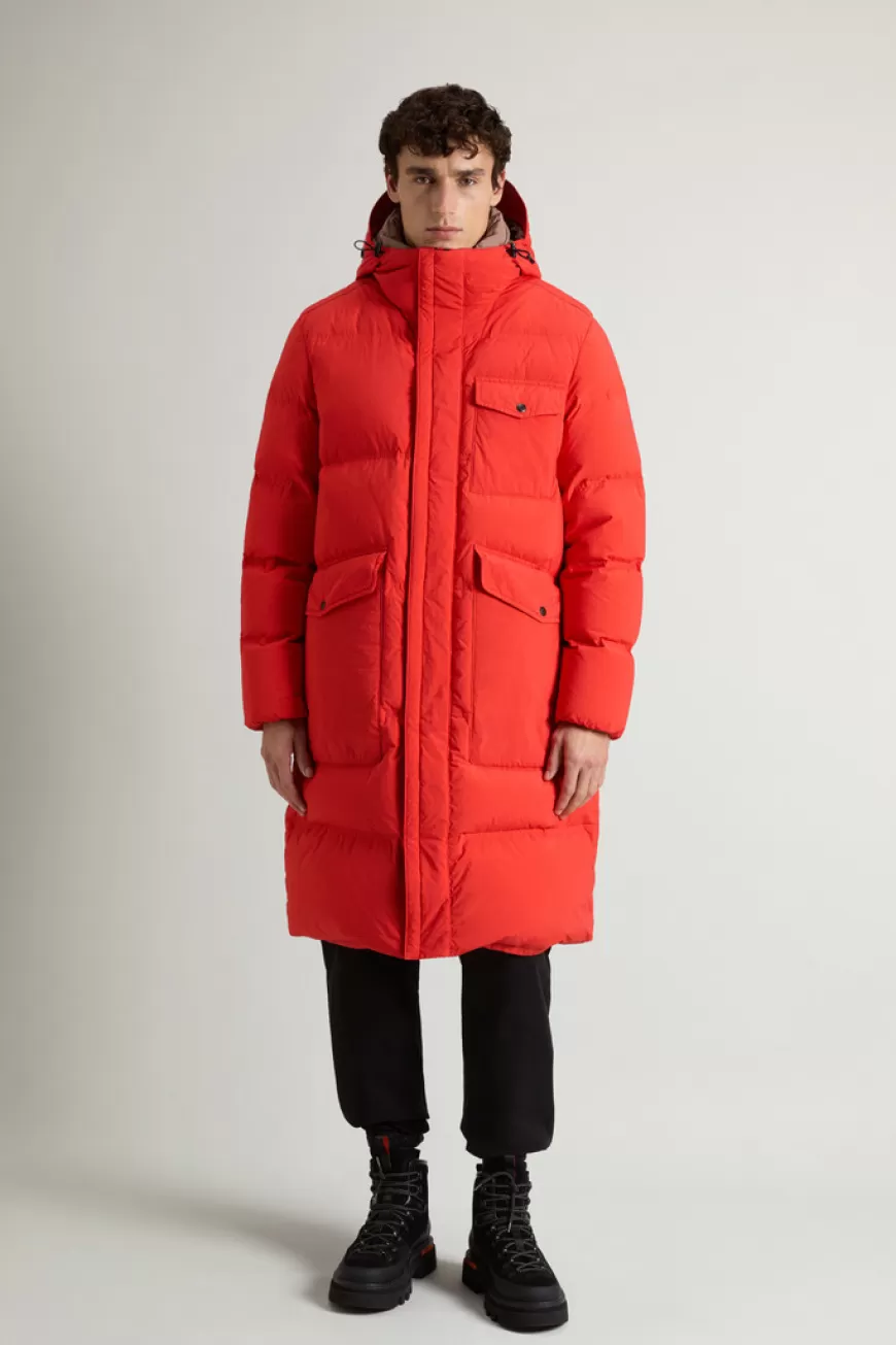 Stückgefärbter Stepp-Parka aus Nylon>Woolrich Best