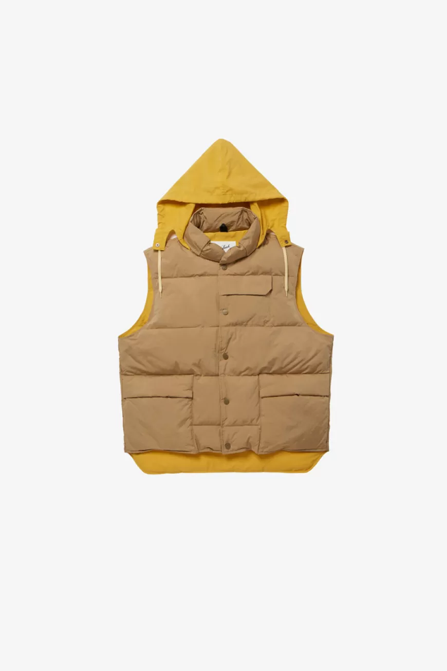 Steppweste aus Nylonmischung mit verstaubarer Kapuze>Woolrich Flash Sale