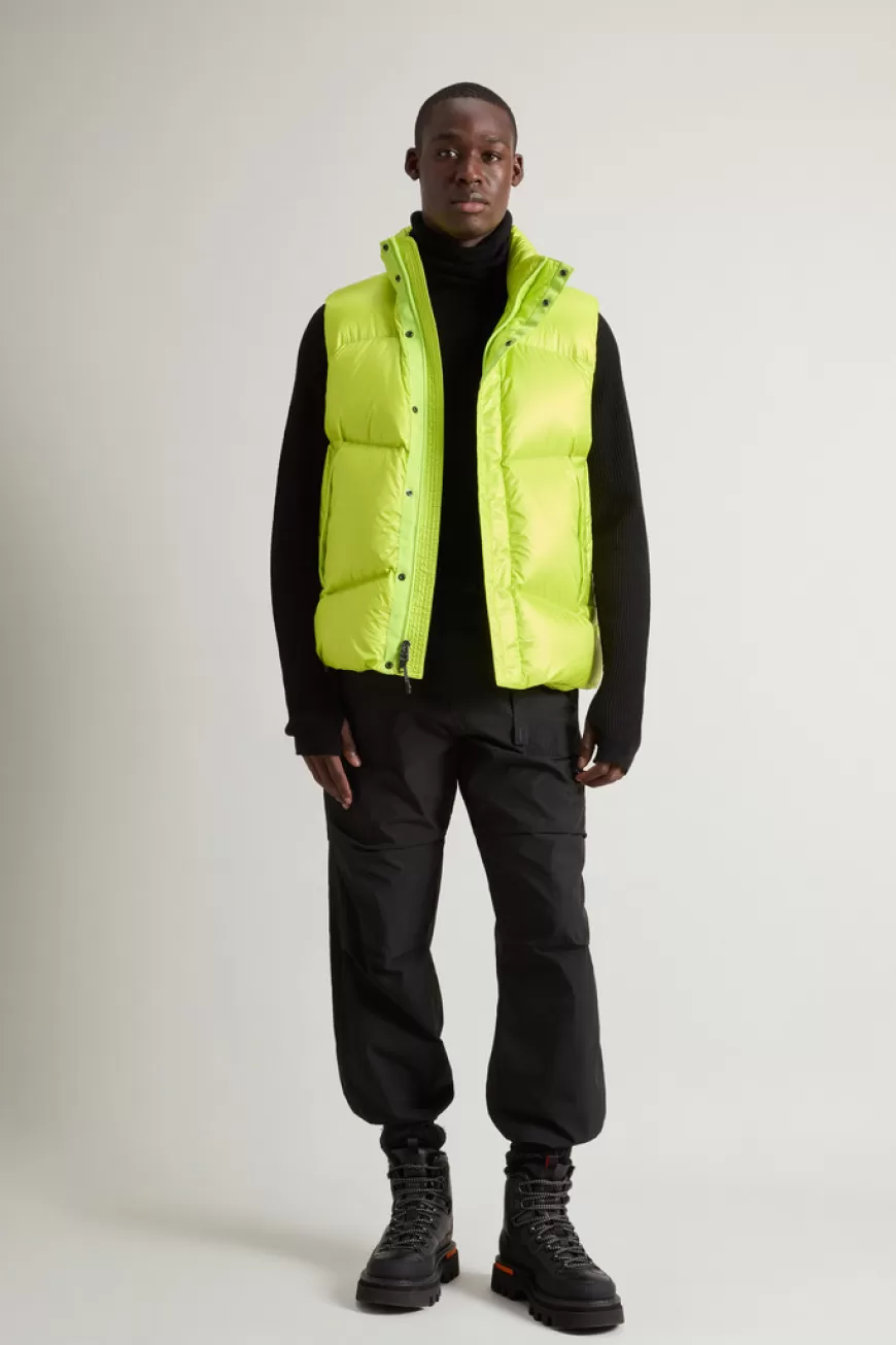 Steppweste aus recyceltem Pertex Quantum Nylon>Woolrich Best