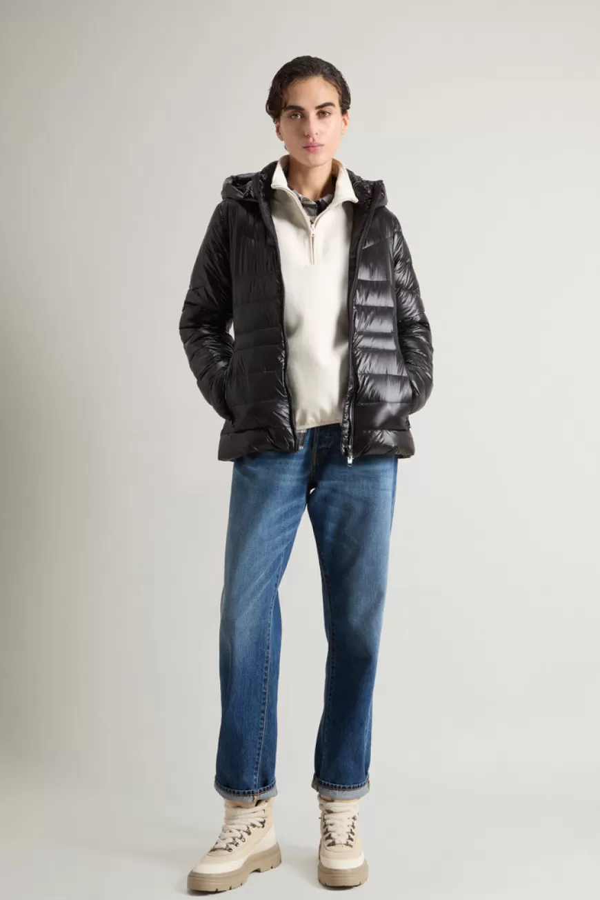 Sweatshirt aus Baumwollmischung mit hohem Kragen>Woolrich Cheap