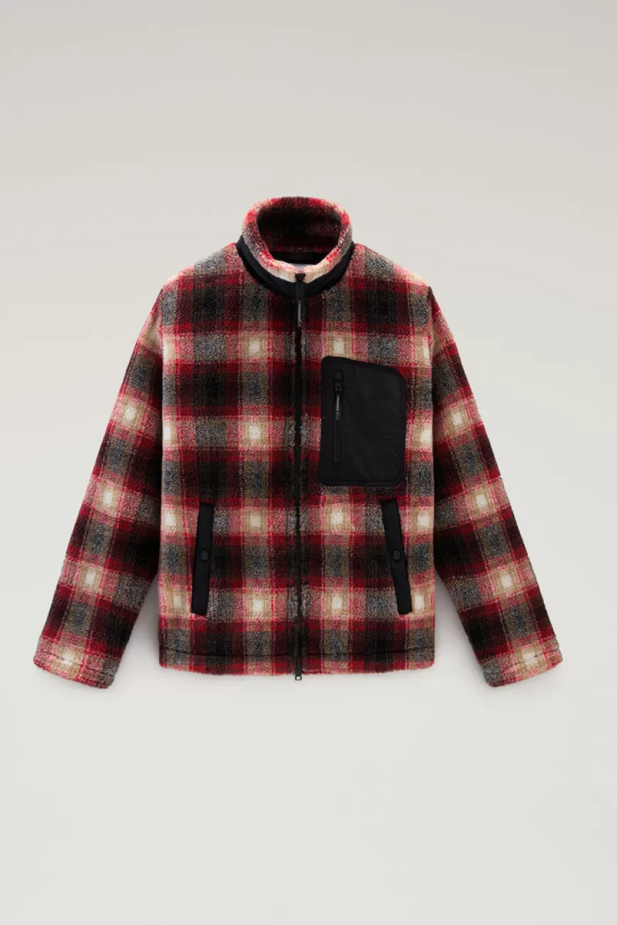 Sweatshirt aus Sherpa-Wollmischung>Woolrich Flash Sale