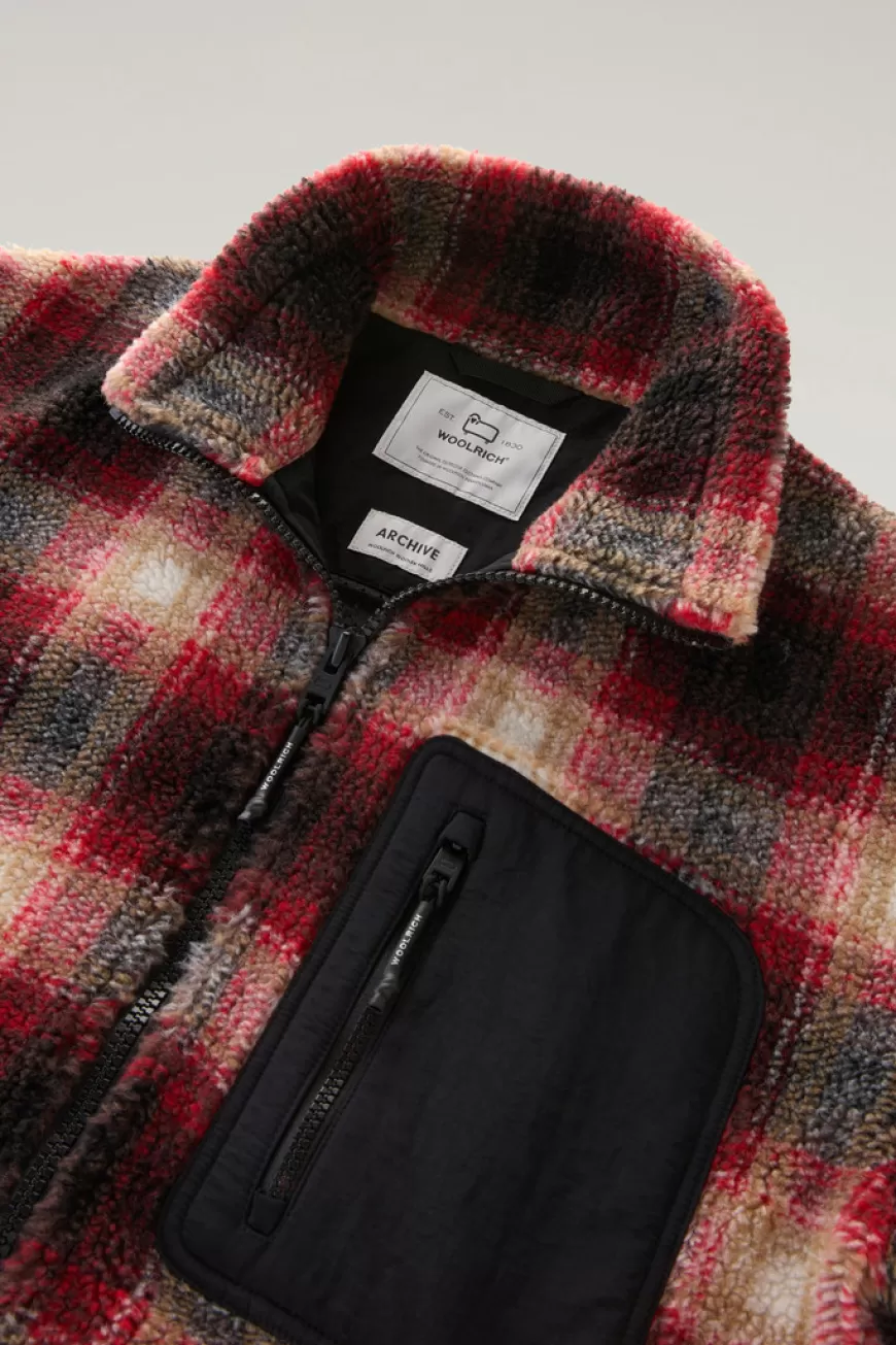 Sweatshirt aus Sherpa-Wollmischung>Woolrich Flash Sale