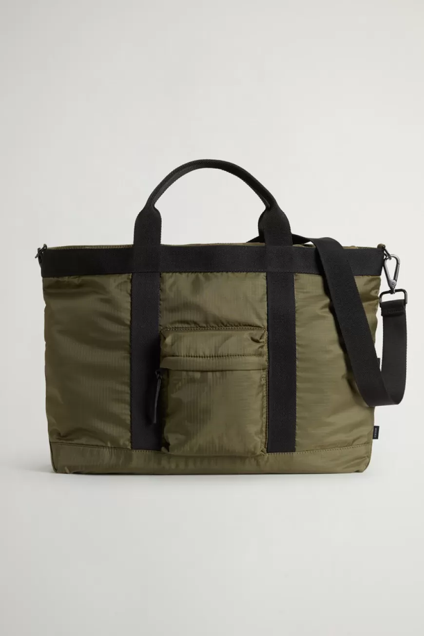 Tote Bag aus Ripstop-Nylon mit abnehmbarem Schulterriemen>Woolrich Flash Sale