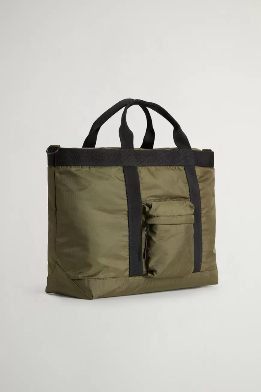 Tote Bag aus Ripstop-Nylon mit abnehmbarem Schulterriemen>Woolrich Flash Sale