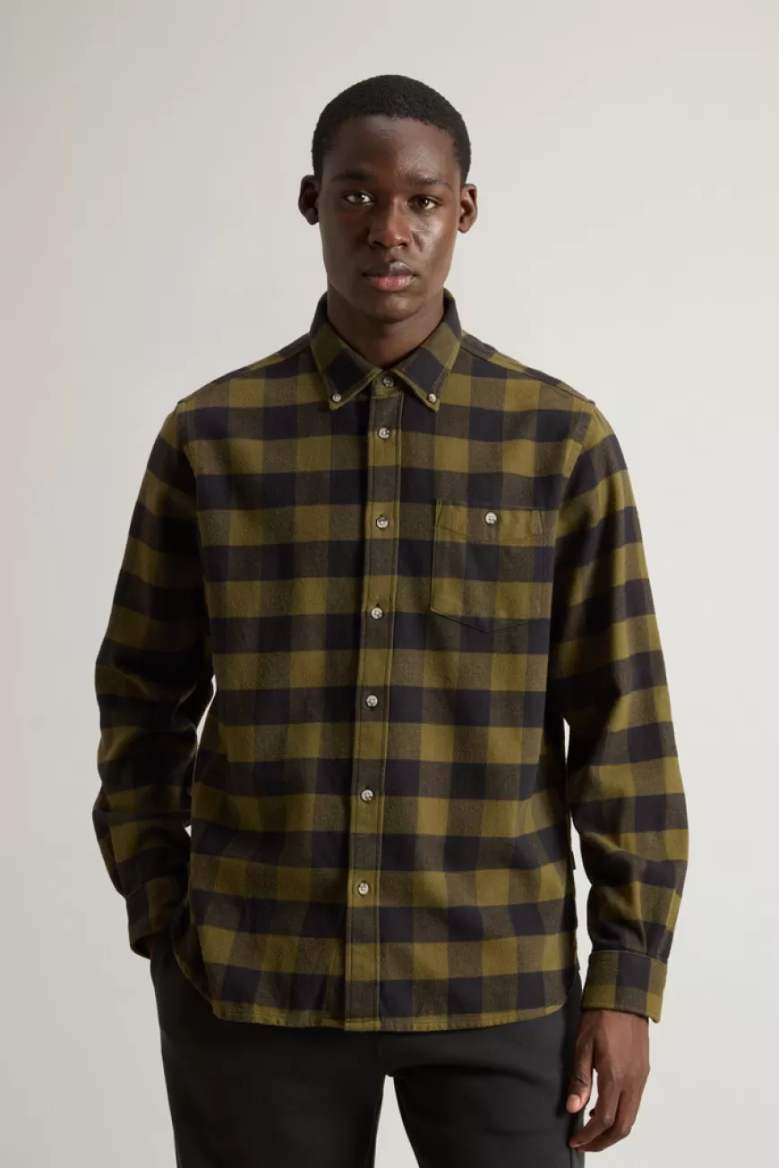 Traditional Karoshirt aus Flanell>Woolrich Flash Sale
