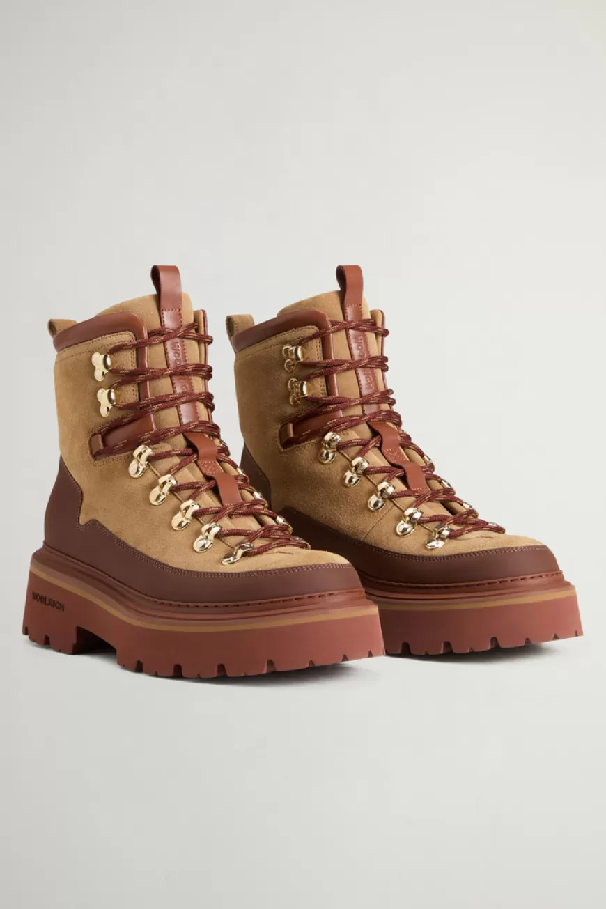 Trekker Schnürboots aus Leder>Woolrich Clearance