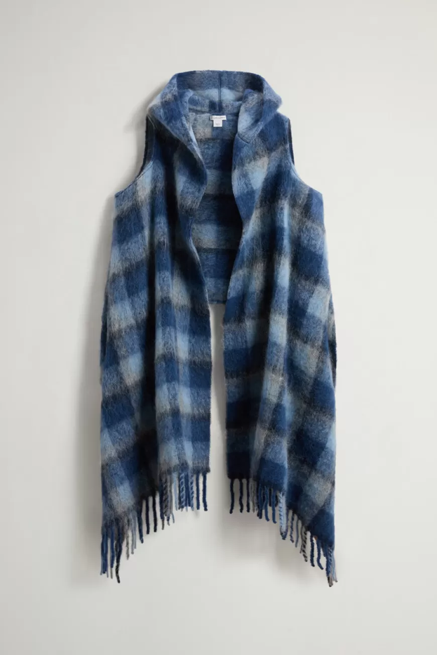 Umhängeschal mit Kapuze aus Alpaka, Mohair und Schurwolle>Woolrich Cheap