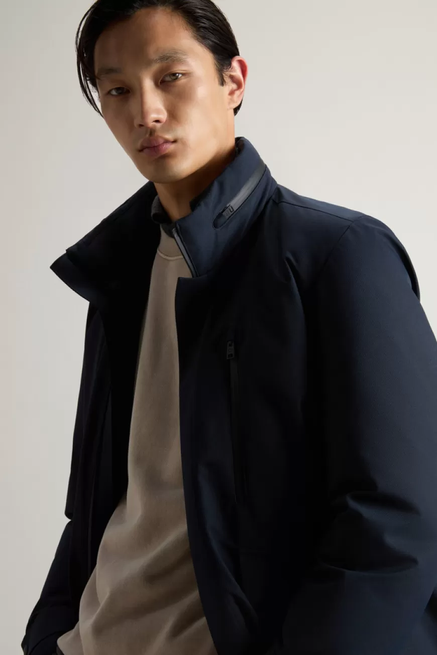 Wattierter Mantel mit verstaubarer Kapuze>Woolrich Best