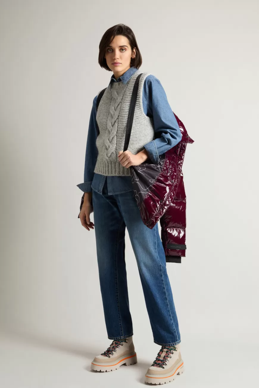 Weste aus Alpaka-Wollmischung>Woolrich Outlet